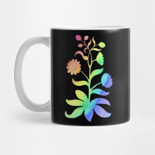 Rainbow flower Mug